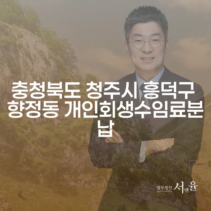 충청북도 청주시 흥덕구 향정동에서 개인회생 수임료를 분납할 수 있는 방법은?