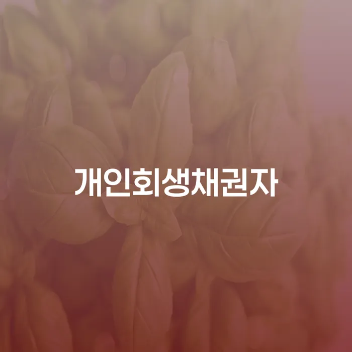 개인회생채권자와 안양시 동안구 개인회생, 어떻게 도움을 받을 수 있을까요?